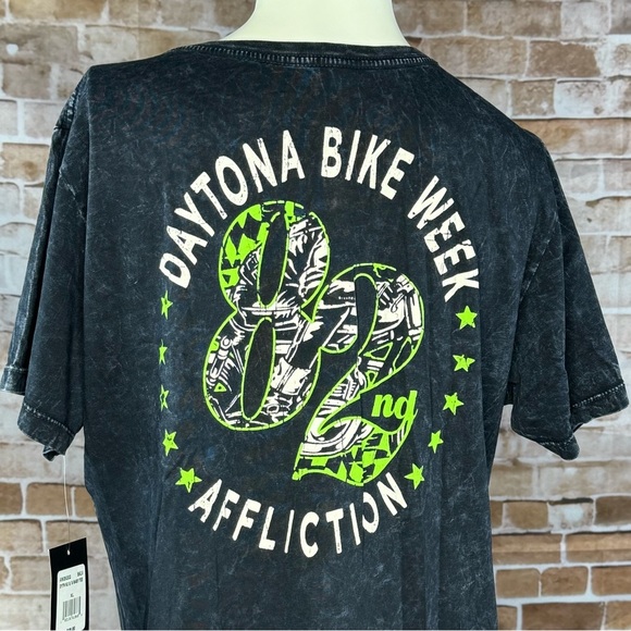 Affliction Daytona Women’s Graphic Baby Tee -Multiple Sizes-NWT - Picture 9 of 12